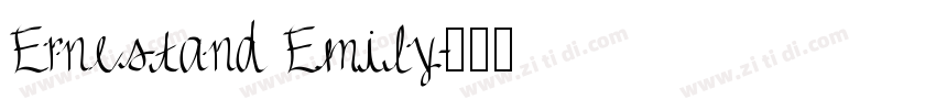 Ernestand Emily字体转换